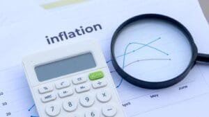 Professional graph showing rbi likely to interest rate trends