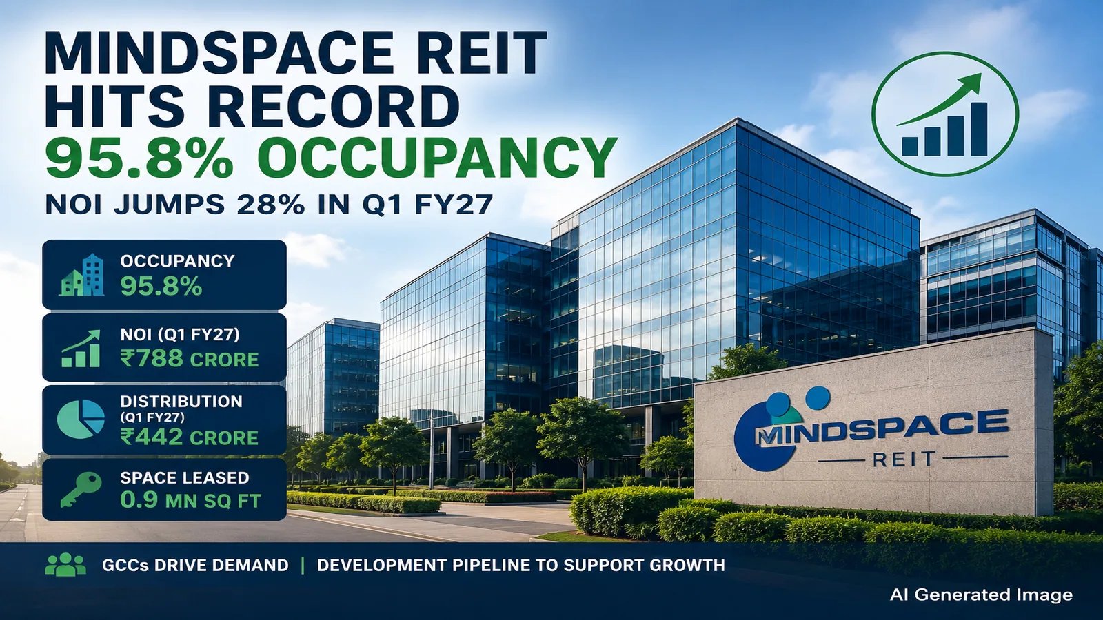 mumbai-based mindspace reit: The Key Essential Update 1 Modern office building exterior representing mumbai-based mindspace reit assets