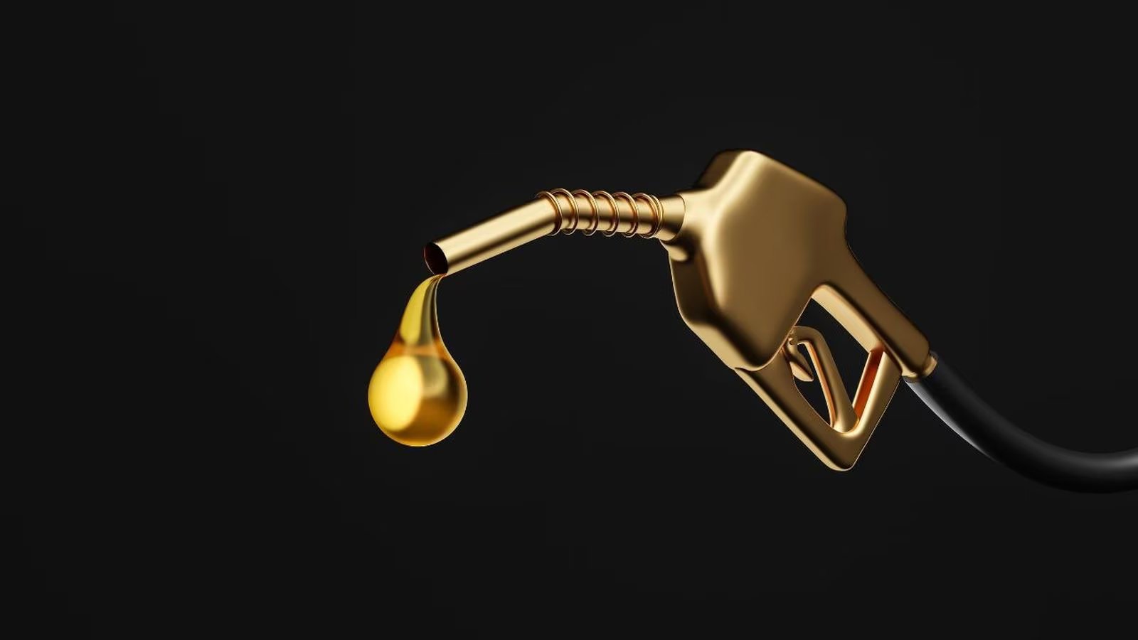 A fuel station pump showing petrol and diesel sales data