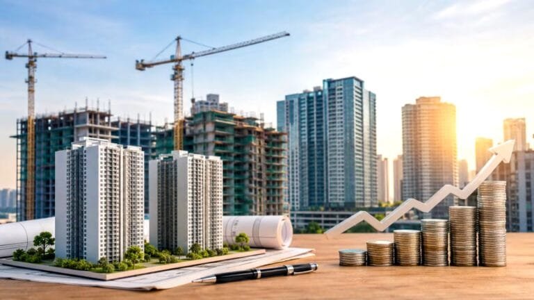 Signature Global construction site in Gurugram