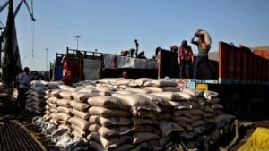 Government official discussing sugar prices and ethanol production policies