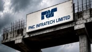 PNC Infra financial performance chart showing Q1 revenue and profit trends