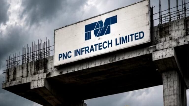 PNC Infra financial performance chart showing Q1 revenue and profit trends