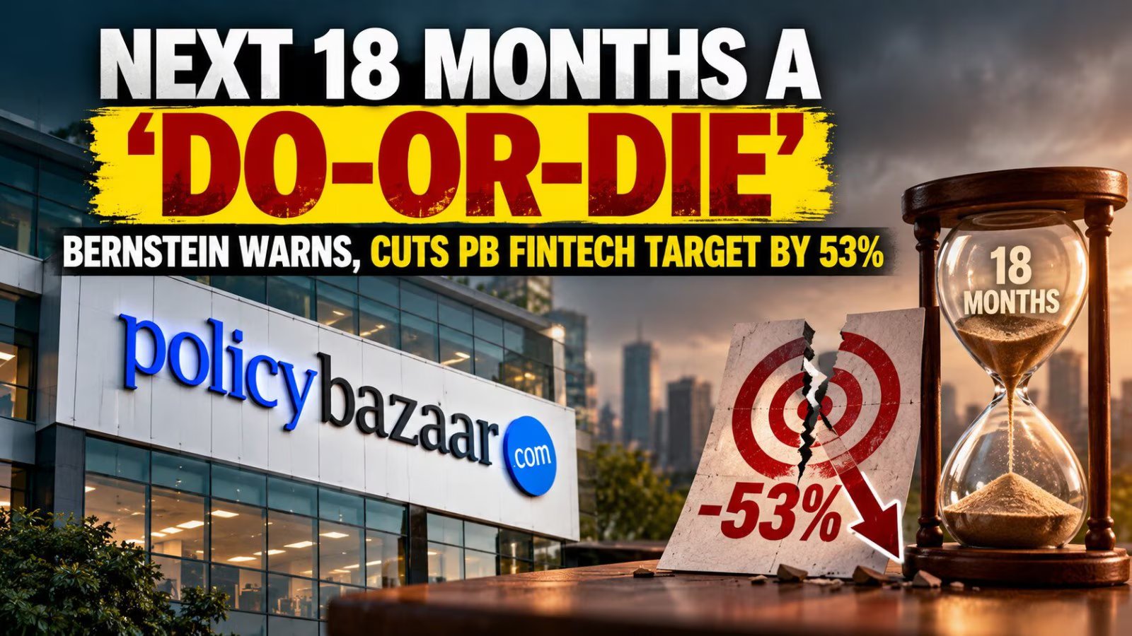 Stock market chart showing the pb fintech share price trend