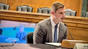 The senate's top democratic investigator reviewing financial documents regarding crypto payments